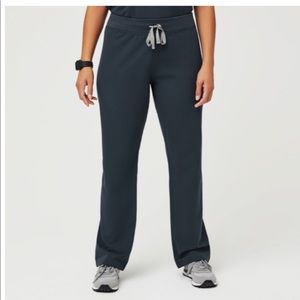 Figs Livingston Basic Scrub Pants - Dark Harbor - Petite XS
